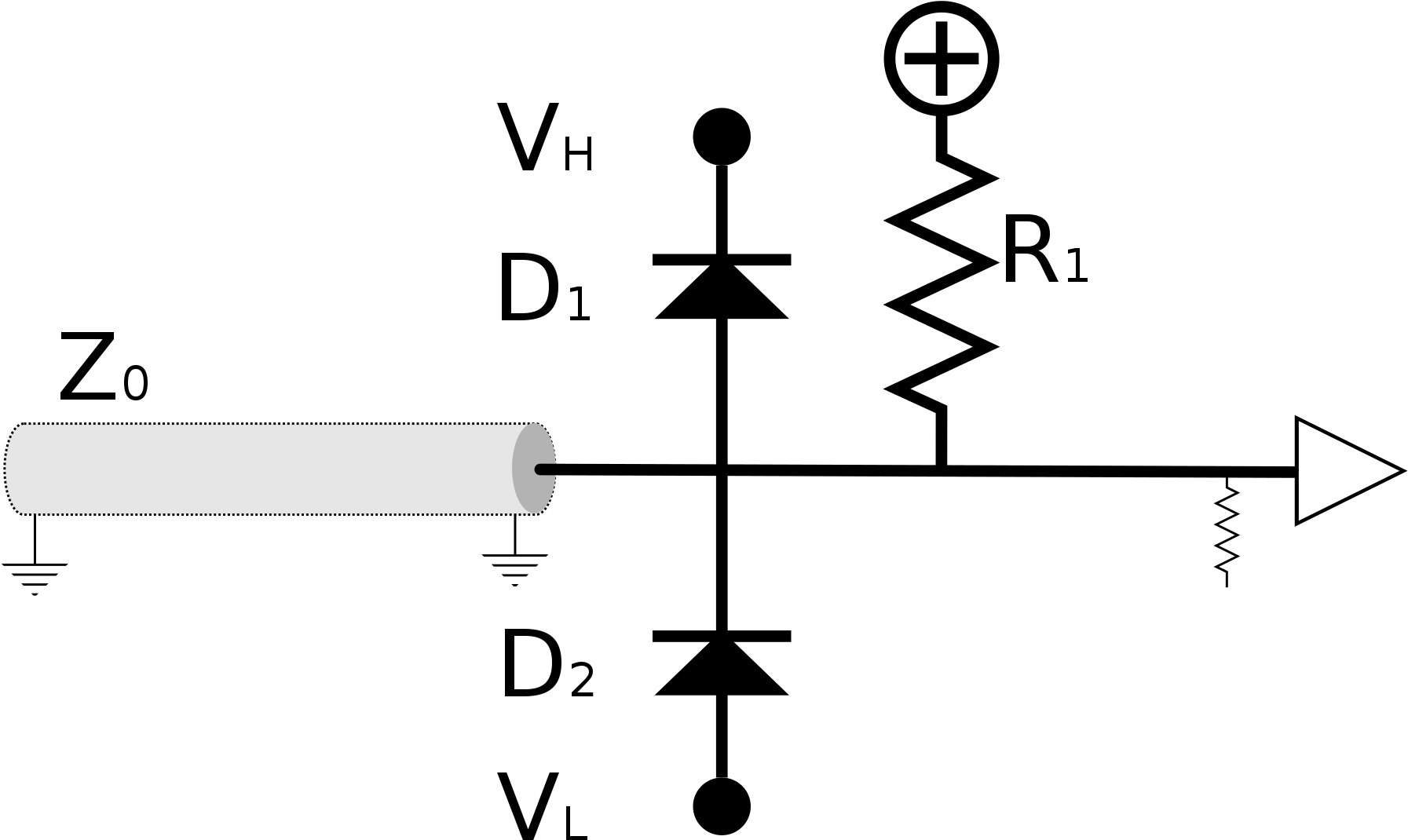 Forced Perfect Termination[edit] - Electrical Termination (2000x1276), Png Download