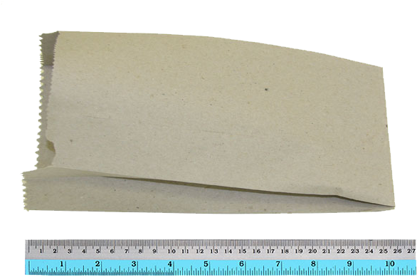 Recycled Large Brown Paper Bag - Construction Paper (600x600), Png Download