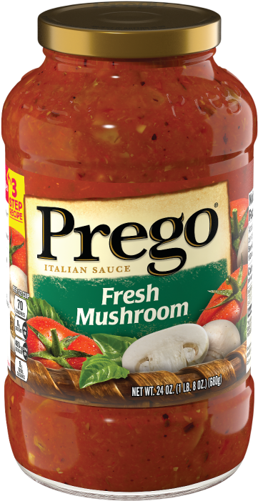 Classic - Prego Mushroom Sauce (700x700), Png Download