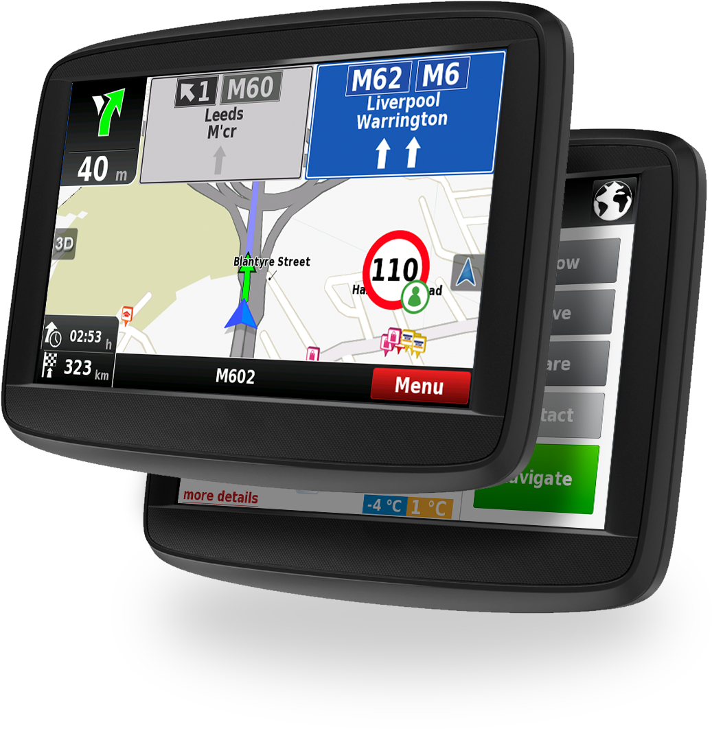 Gps Navigation Software Powered By Advanced Routing - Ndrive (1107x1086), Png Download