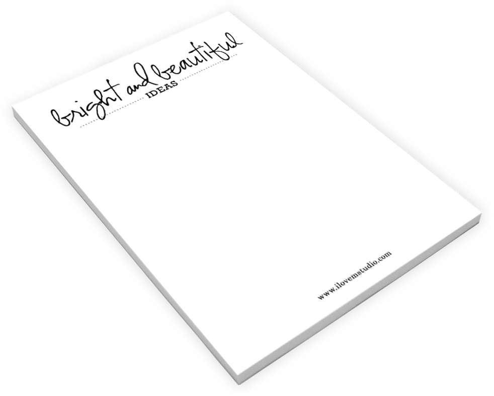 A6 Notepad Bright & Beautiful - Jimmie Durham (1080x1080), Png Download