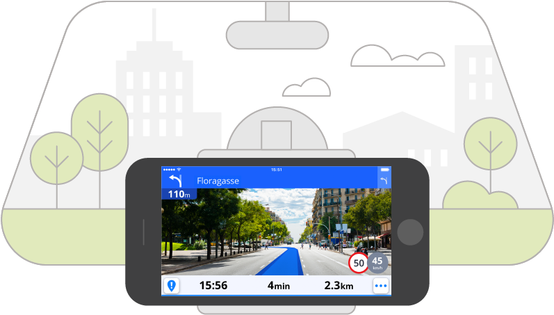 Driving With Real View Navigation Is Not Only More - Sygic (960x509), Png Download