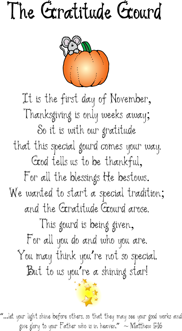 As Our Way Of Saying Thanks And A Way To Give Back - Gratitude Gourd (636x1095), Png Download