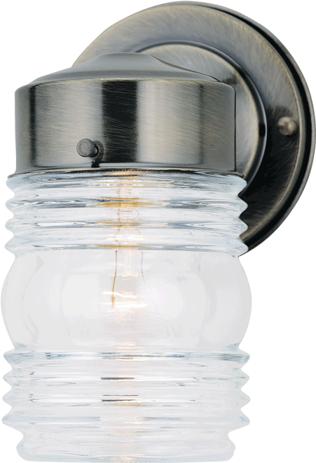 Wall Lighting Fixture - Jelly Jar Lights (700x700), Png Download