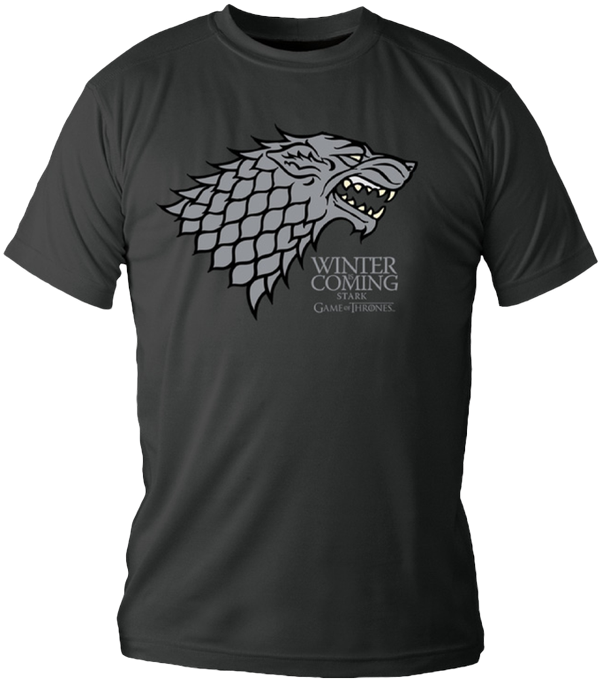 Game - Game Of Thrones Stark Shirt (618x700), Png Download