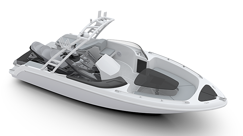 Sealver Wave Boat Jet Ski Add On Attachment - Ockelbo B18cc (850x478), Png Download