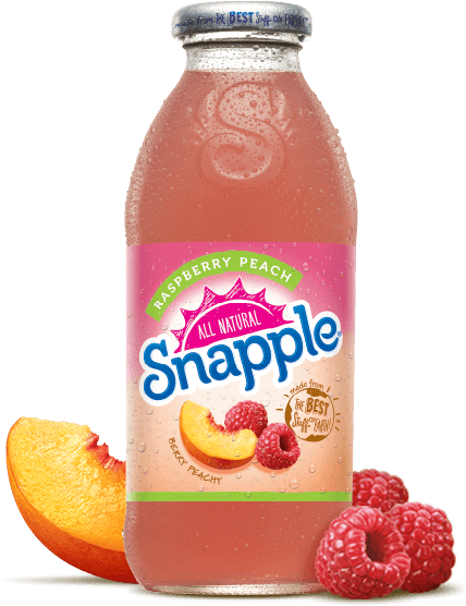 Snapple Raspberry Peach Juice Drink - Snapple Strawberry Kiwi (571x571), Png Download