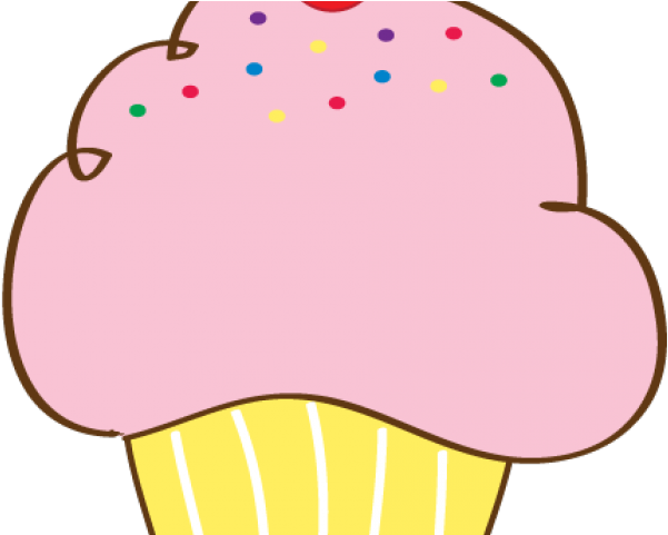 Cupcake Clipart Pink - Dibujo De Cupcake Para Imprimir (640x480), Png Download