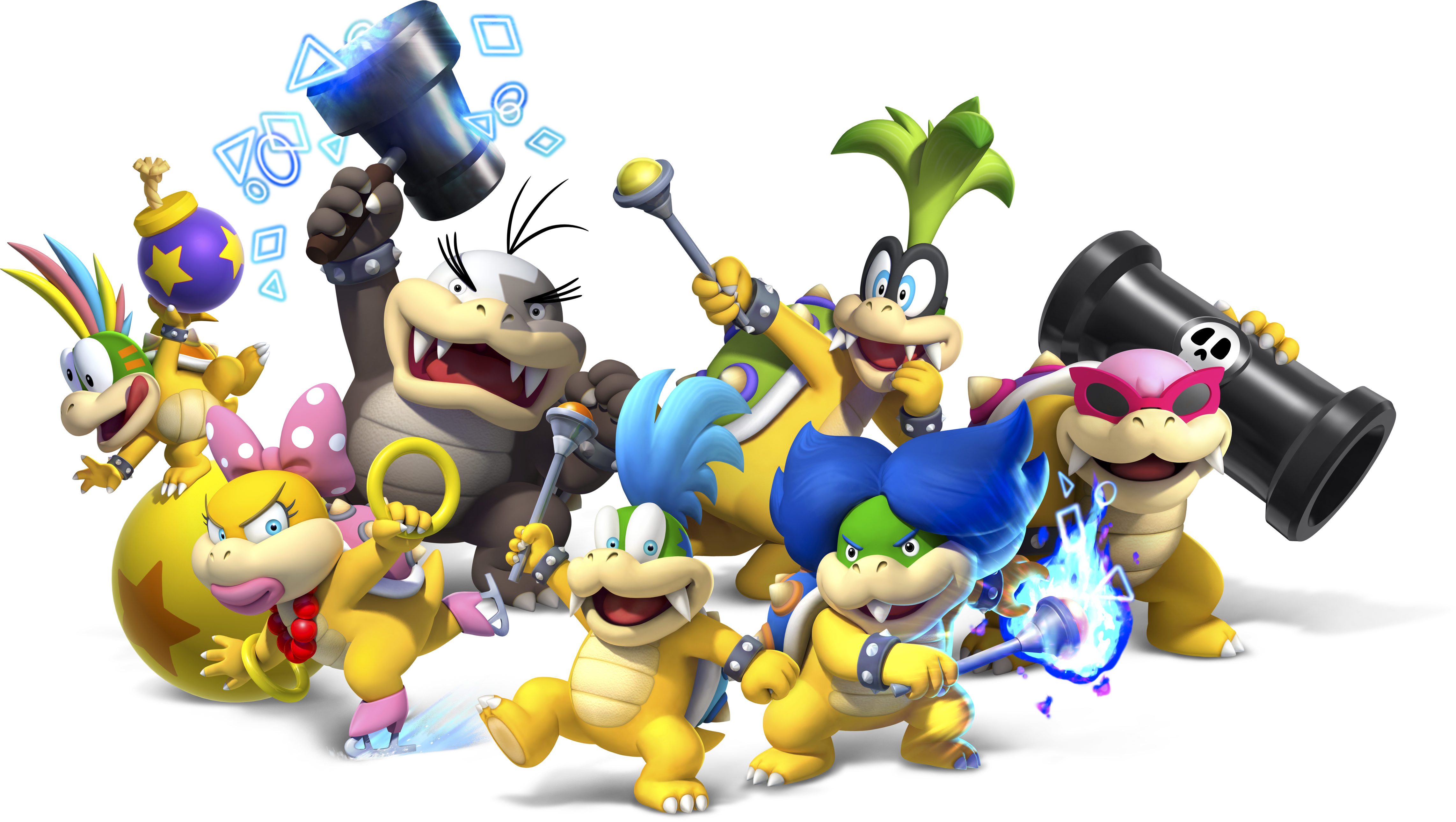 Mario Koopalings (4568x2577), Png Download
