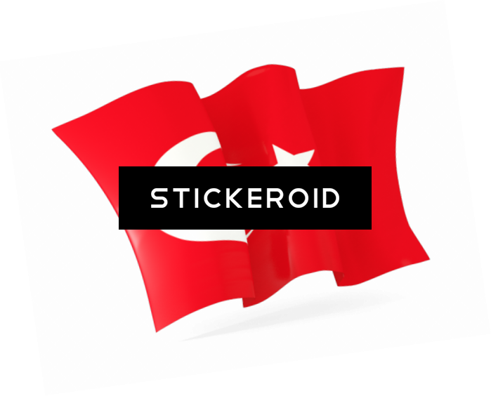 Turkey Flag - Coquelicot (699x564), Png Download