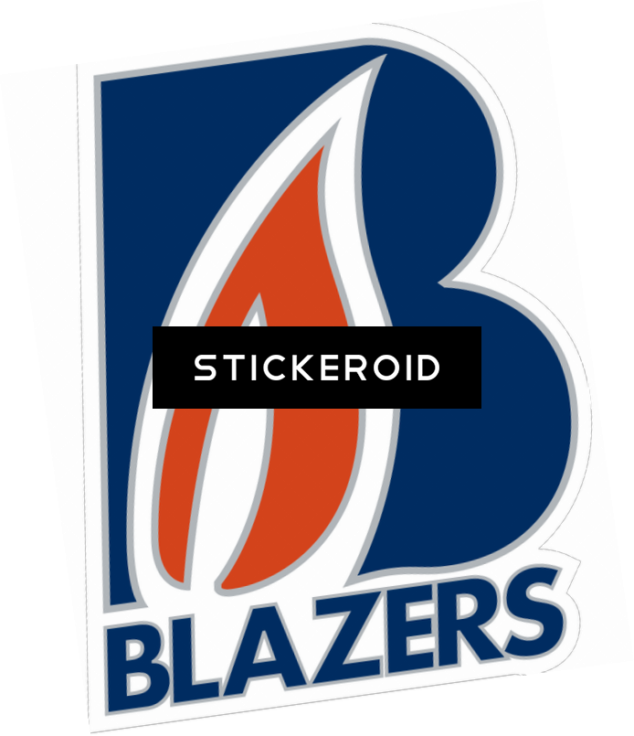 Kamloops Blazers Alternate Logo - Thompson Blazers (694x805), Png Download