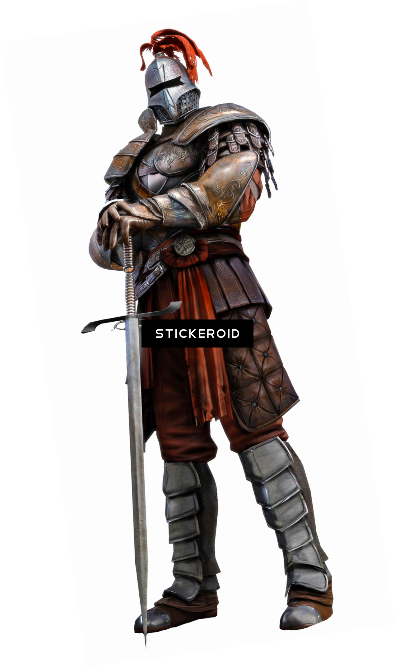 Knight Armour - Assassin's Creed Revelations Soldiers (1270x2142), Png Download