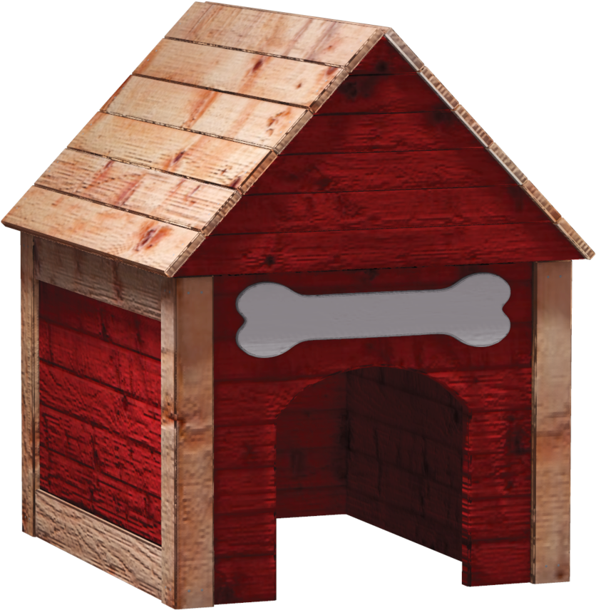 Doghouse Png - Plywood (864x924), Png Download
