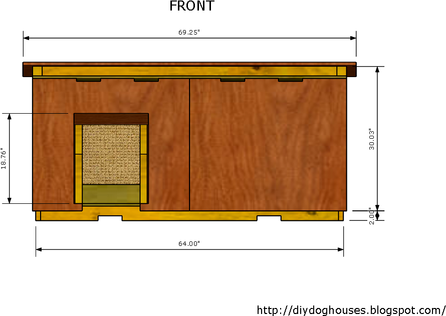 Lovely Ideas Insulated Dog House Plans Dog House Plans - Doghouse (1122x793), Png Download