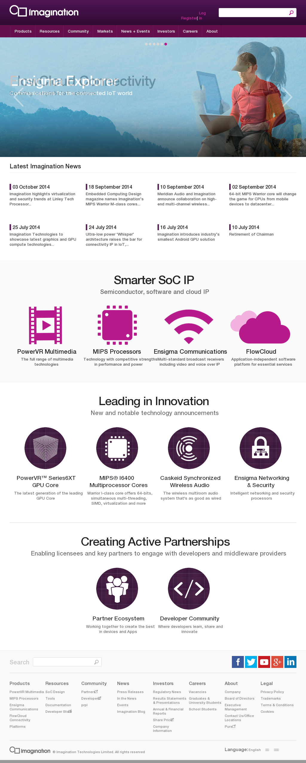 Imagination Technologies Competitors, Revenue And Employees - Web Page (1024x2552), Png Download
