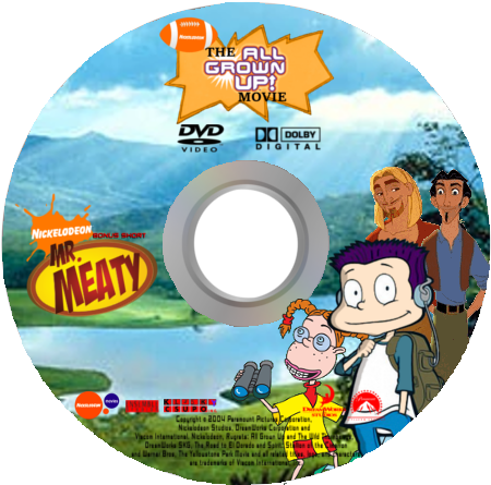 The All Grown Up Movie Dvd Disc 01 - Film (640x480), Png Download