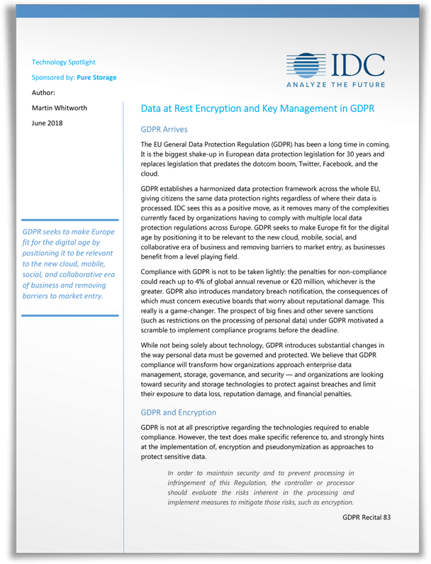 In This Paper Idc States, "we Believe That Gdpr Compliance - Light That Failed (1939) (800x800), Png Download