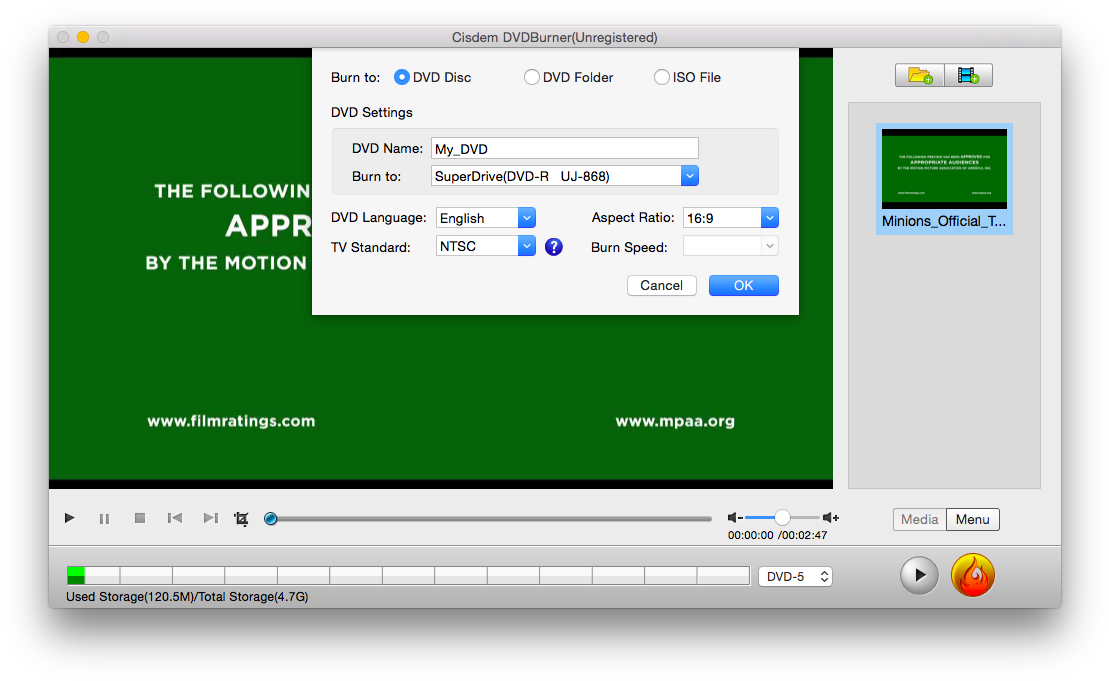 How To Add Subtitles To Video With Imovie - Dvd (1124x694), Png Download