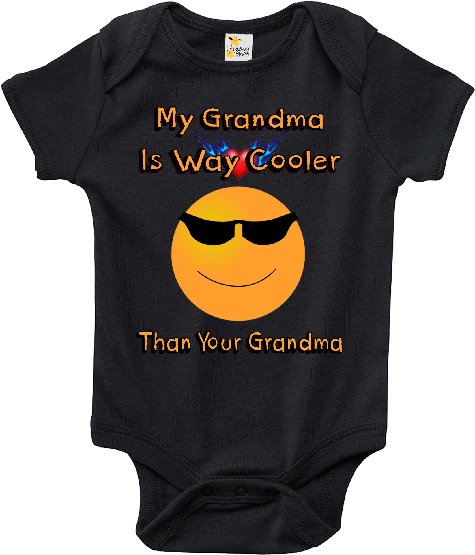 My Grandma Is Way Cooler Than Your Grandma One-piece - Babies With Attitude Bwa (1740x2048), Png Download