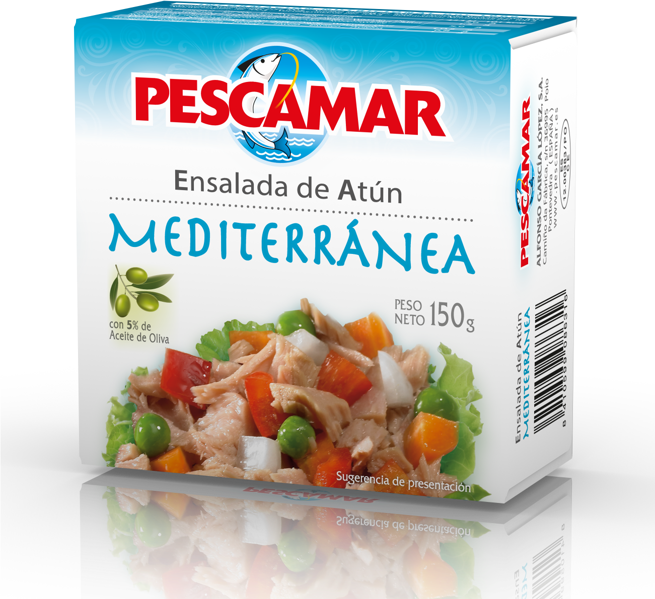 Tuna Salad Mediterranean - Pescamar (1300x1300), Png Download