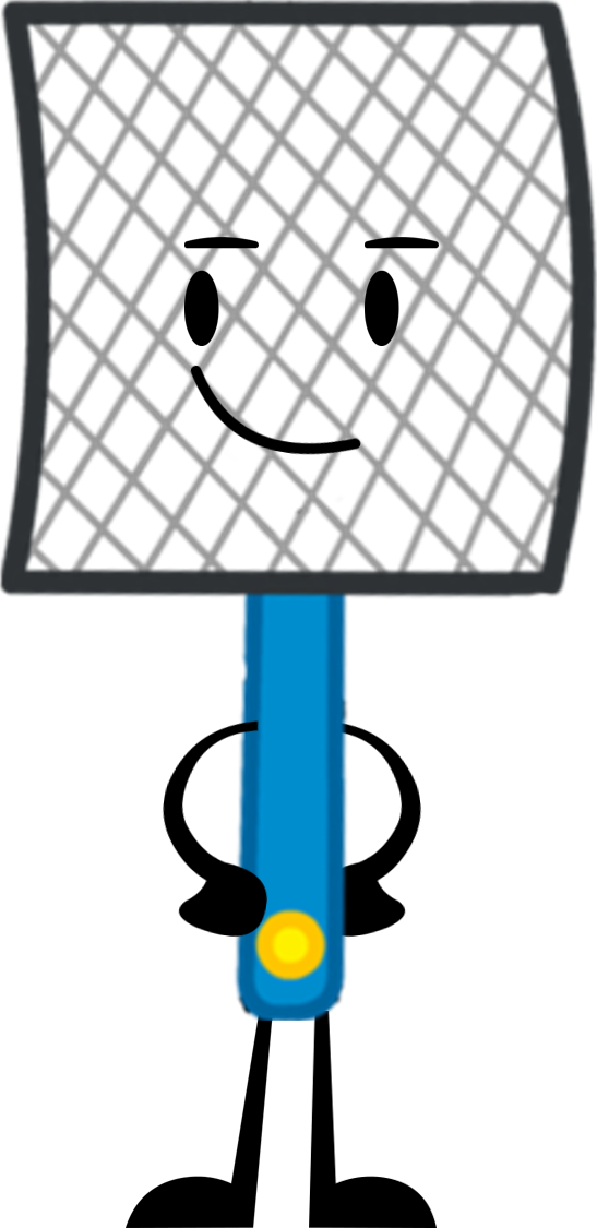 Fly Swat - Hockey Net Clip Art (547x1125), Png Download