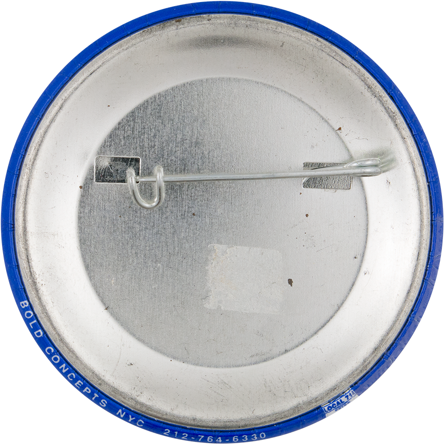 Clinton 96 Donkey Button Back Political Button Museum - Circle (1000x979), Png Download