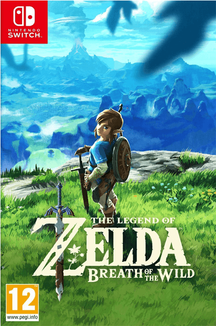 The Legend Of Zelda Breath Of The Wild - Nintendo The Legend Of Zelda: Breath (552x700), Png Download