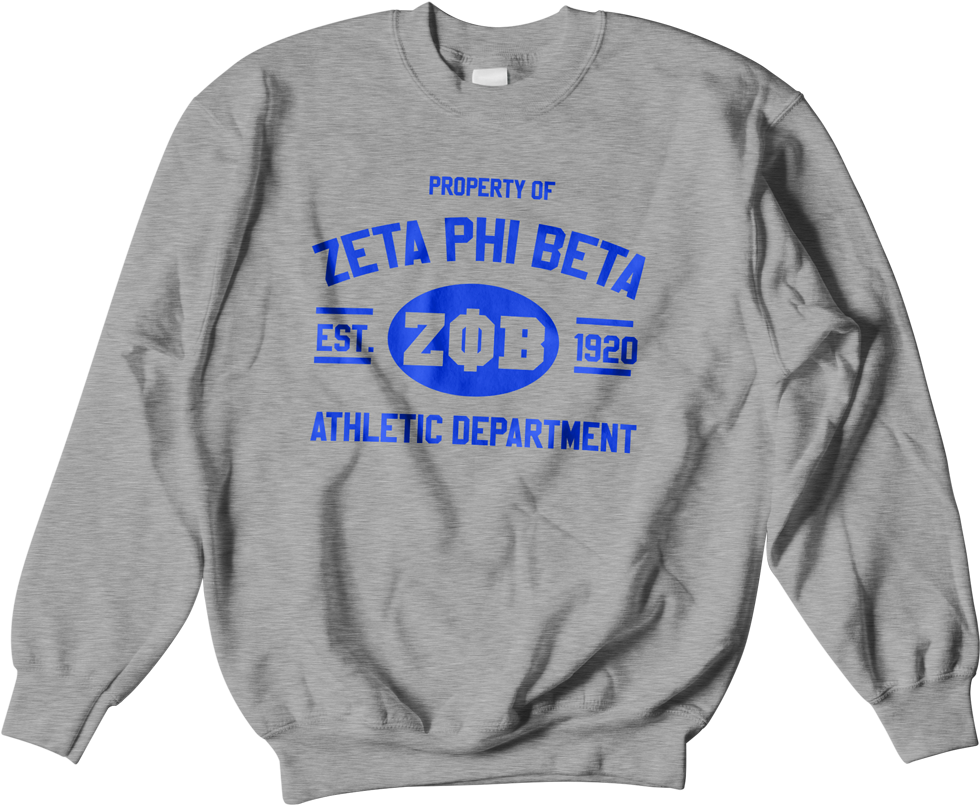 Zeta Phi Beta Athletic Crewneck Sweatshirt - Jordan 3 Chlorophyll Tee (1024x1024), Png Download
