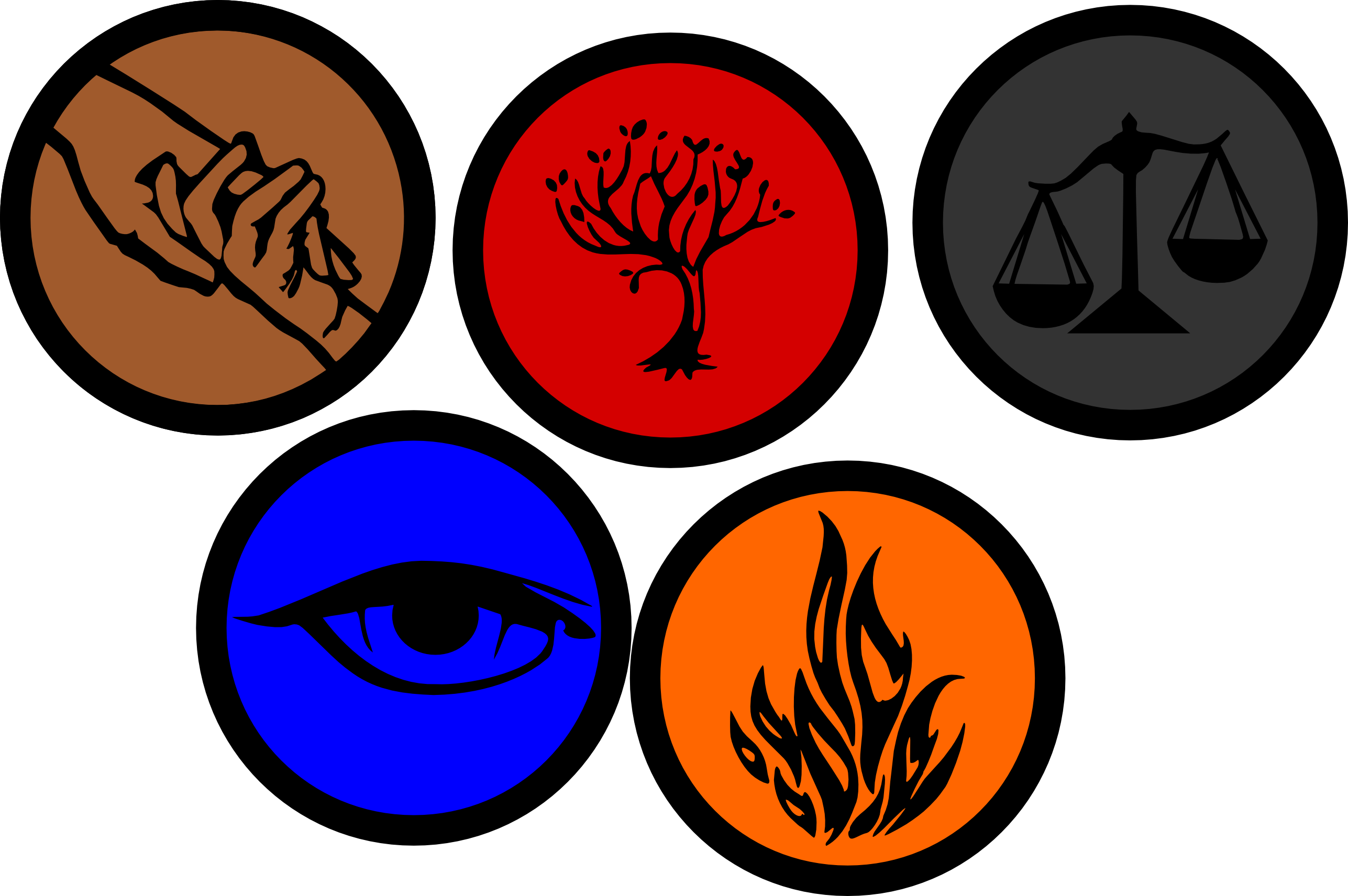 Divergent Svg's - Abnegation Faction Pin Button (2574x1711), Png Download