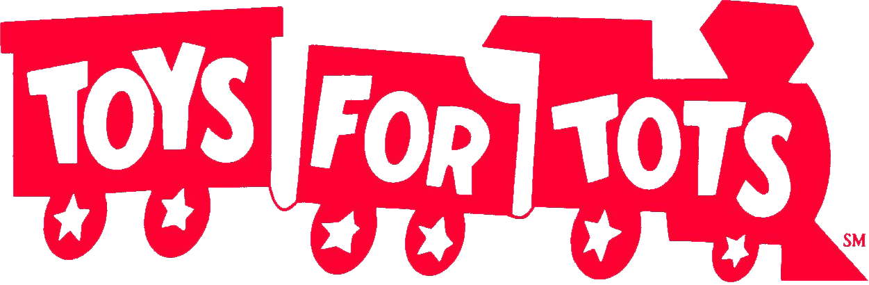 Toys For Tots Of Phi Omicron Zeta, Zeta Phi Beta Sorority - Toys For Tots Stickers (1251x410), Png Download