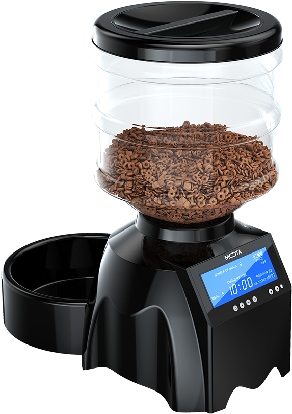 Mota Advance Automatic Pet Feeder - Perfect Dinner Pet Feeder (700x900), Png Download