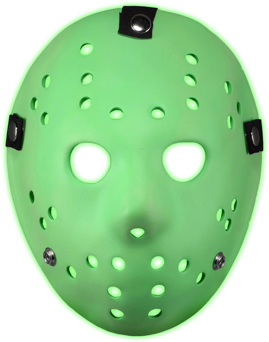 Th Jason Glow In - Jason Voorhees Mask Glow In The Dark (551x700), Png Download