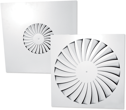 Square Swirl Diffuser - Swirl Diffuser (560x560), Png Download