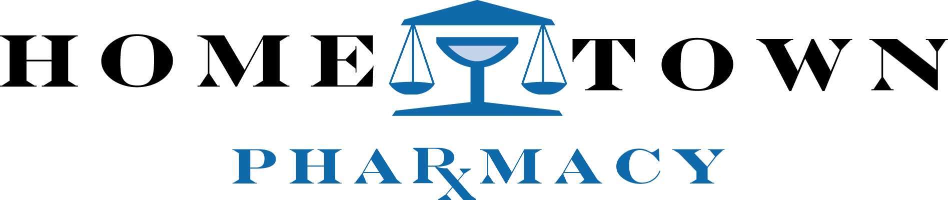 Hometown Pharmacy Logo (1895x400), Png Download