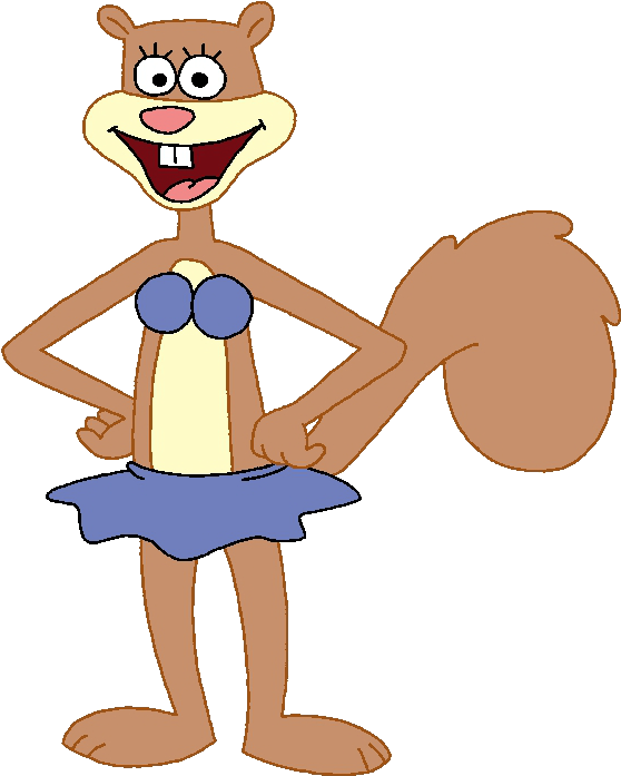 Sandy Cheeks Png Pack - Cartoon (640x773), Png Download