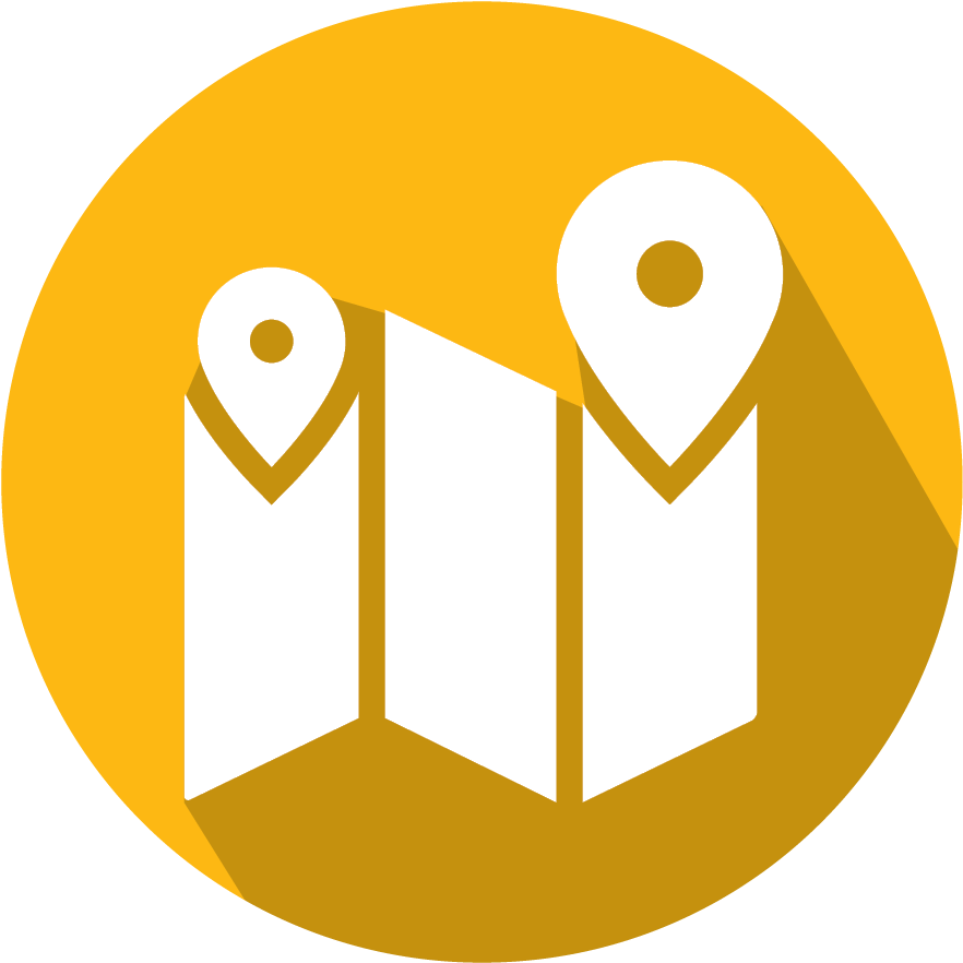 Find Your Directory On The Map - Customer Icon Orange (901x901), Png Download
