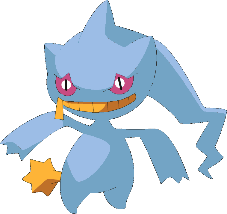 354 Banette Ag Shiny - Ghost Pokemon (758x714), Png Download
