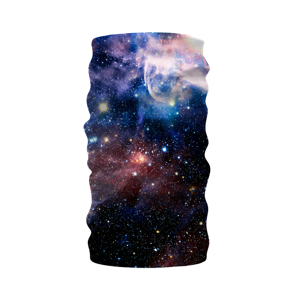 Lush Galaxy Sublimation Neck Warmer Morf Scarf - Rick & Morty Image Photo Cake Topper Sheet Birthday (1024x1024), Png Download
