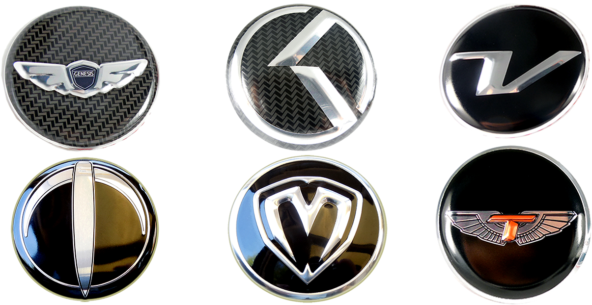 Kia Round Steering Wheel Emblem Overlay, M Round Logo - Steering Wheel (1260x624), Png Download