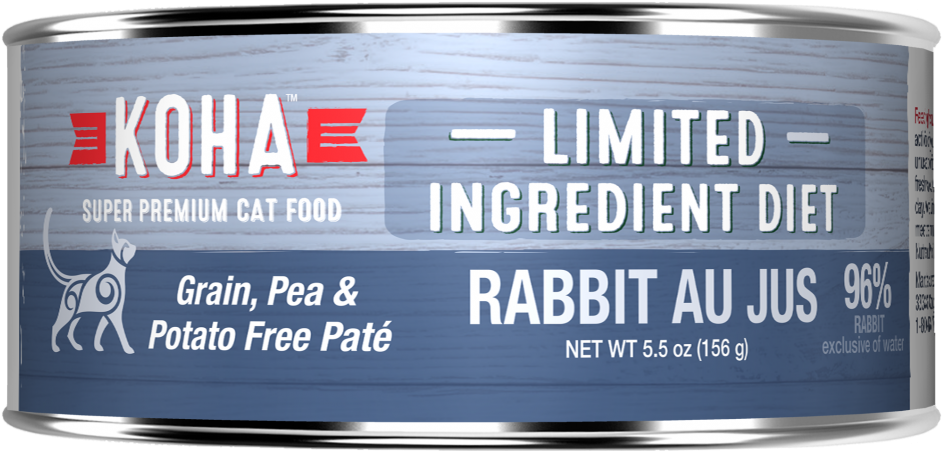Koha Grain & Potato Free Limited Ingredient Diet Rabbit - Can (1000x514), Png Download