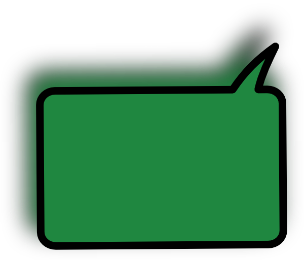 Speech Bubble From Top Right (600x514), Png Download