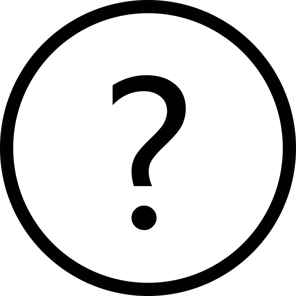 Png File Svg - Question Mark (980x980), Png Download