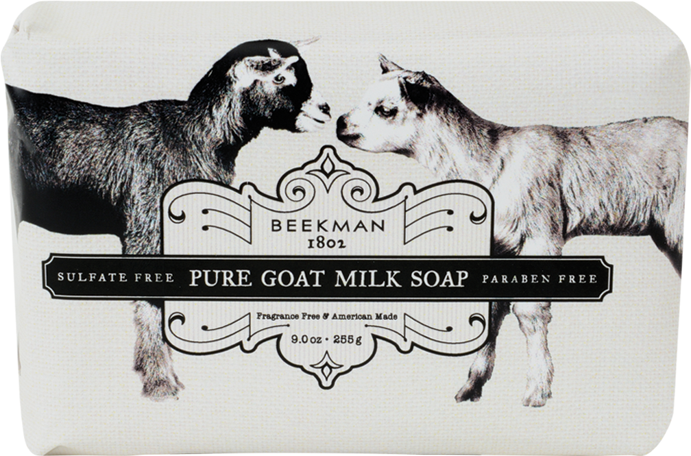 Pure Goat Milk Bar Soap 9 Oz - Beekman Soap (1200x1200), Png Download