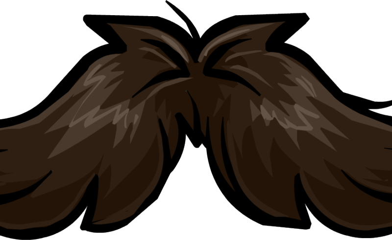 Curly Mustache Club Penguin Wiki Fandom Powered By - Curly Mustache (800x491), Png Download