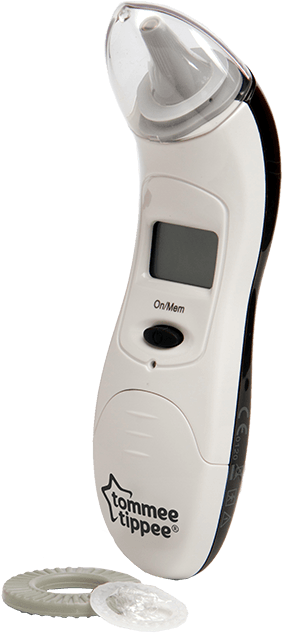 Digital Ear Thermometer With Lid - Tommee Tippee Digital Ear Thermometer (800x800), Png Download