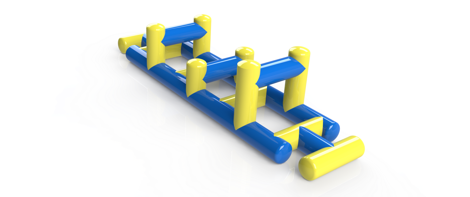 Open Water Aqua Adventure, Pools Aqua Adventure - Seesaw (1876x838), Png Download