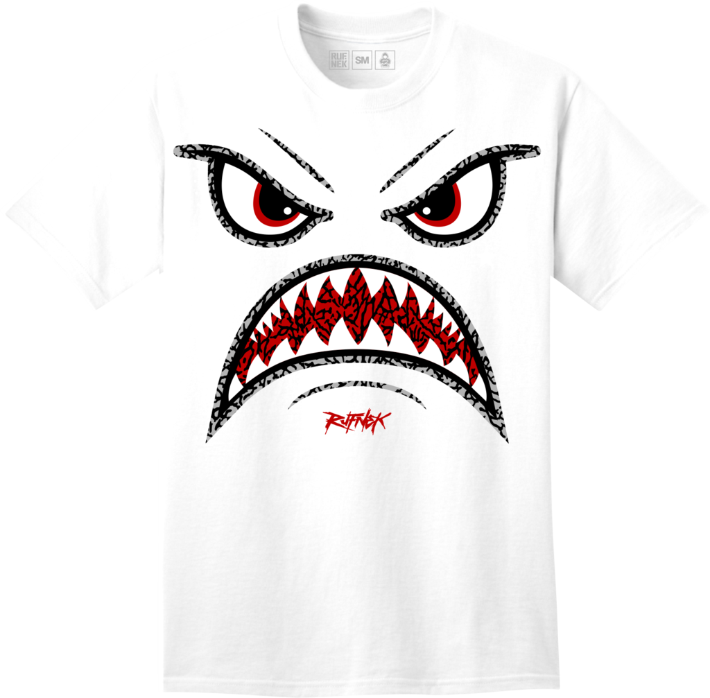 Rufnek Hardware Warface Katrina 3s Tee - Jordan 5 White Cement Sneaker Tees Shirts (1024x1007), Png Download