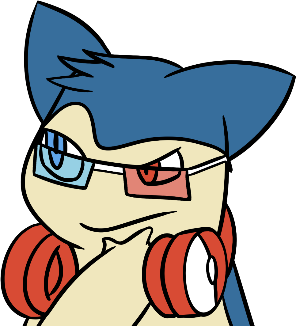 Typhlosion Oc Think Emoji - Drawing (1080x1080), Png Download