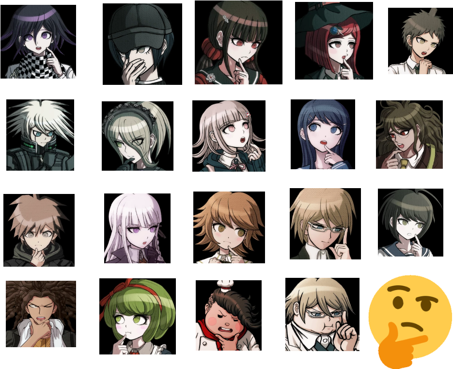 Which Danganronpa Character Sprite Would Make A Good - Danganronpa (1000x800), Png Download