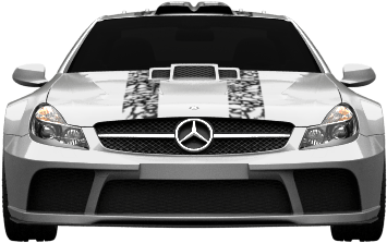 Mercedes Sl Class'08 By Armena Warface - Bmw Z (1004x373), Png Download